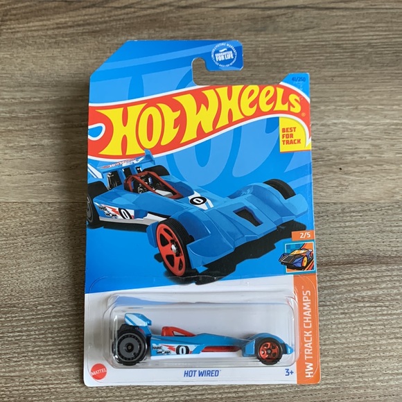 Hot Wheels Wired Drag Race Car HW Track Champs Racing Dragster EV Hotwheels New - Picture 5 of 5